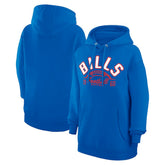 Buffalo Bills Starter Unisex Half Ball Team Fleece Pullover Hoodie - Royal - NFL