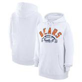 Chicago Bears Starter Unisex Half Ball Team Fleece Pullover Hoodie - White - NFL