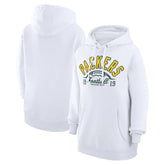 Green Bay Packers Starter Unisex Half Ball Team Fleece Pullover Hoodie - White - NFL