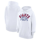 New York Giants Starter Unisex Half Ball Team Fleece Pullover Hoodie - White - NFL