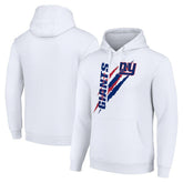 New York Giants Starter Unisex Color Scratch Fleece Pullover Hoodie - White - NFL