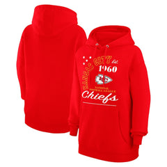 Kansas City Chiefs Starter Unisex Arch Team Fleece Pullover Hoodie - Red - NFL