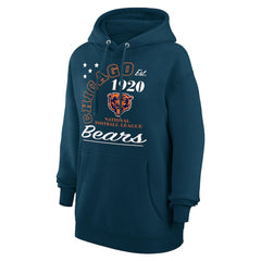 Chicago Bears Starter Unisex Arch Team Fleece Pullover Hoodie - Navy - NFL