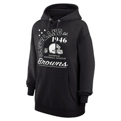 Cleveland Browns Starter Unisex Arch Team Fleece Pullover Hoodie - Black - NFL