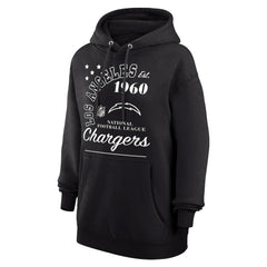 Los Angeles Chargers Starter Unisex Arch Team Fleece Pullover Hoodie - Black - NFL