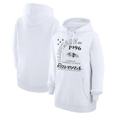 Baltimore Ravens Starter Unisex Arch Team Fleece Pullover Hoodie - White - NFL