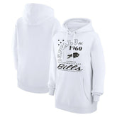 Buffalo Bills Starter Unisex Arch Team Fleece Pullover Hoodie - White - NFL