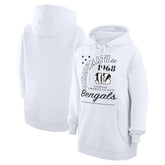 Cincinnati Bengals Starter Unisex Arch Team Fleece Pullover Hoodie - White - NFL