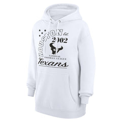 Houston Texans Starter Unisex Arch Team Fleece Pullover Hoodie - White - NFL