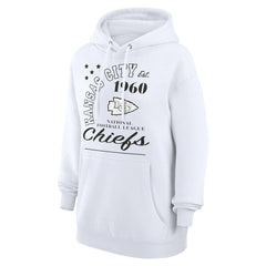 Kansas City Chiefs Starter Unisex Arch Team Fleece Pullover Hoodie - White - NFL