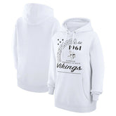 Minnesota Vikings Starter Unisex Arch Team Fleece Pullover Hoodie - White - NFL