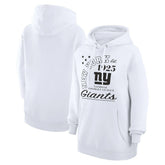 New York Giants Starter Unisex Arch Team Fleece Pullover Hoodie - White - NFL