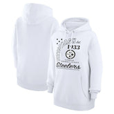 Pittsburgh Steelers Starter Unisex Arch Team Fleece Pullover Hoodie - White - NFL