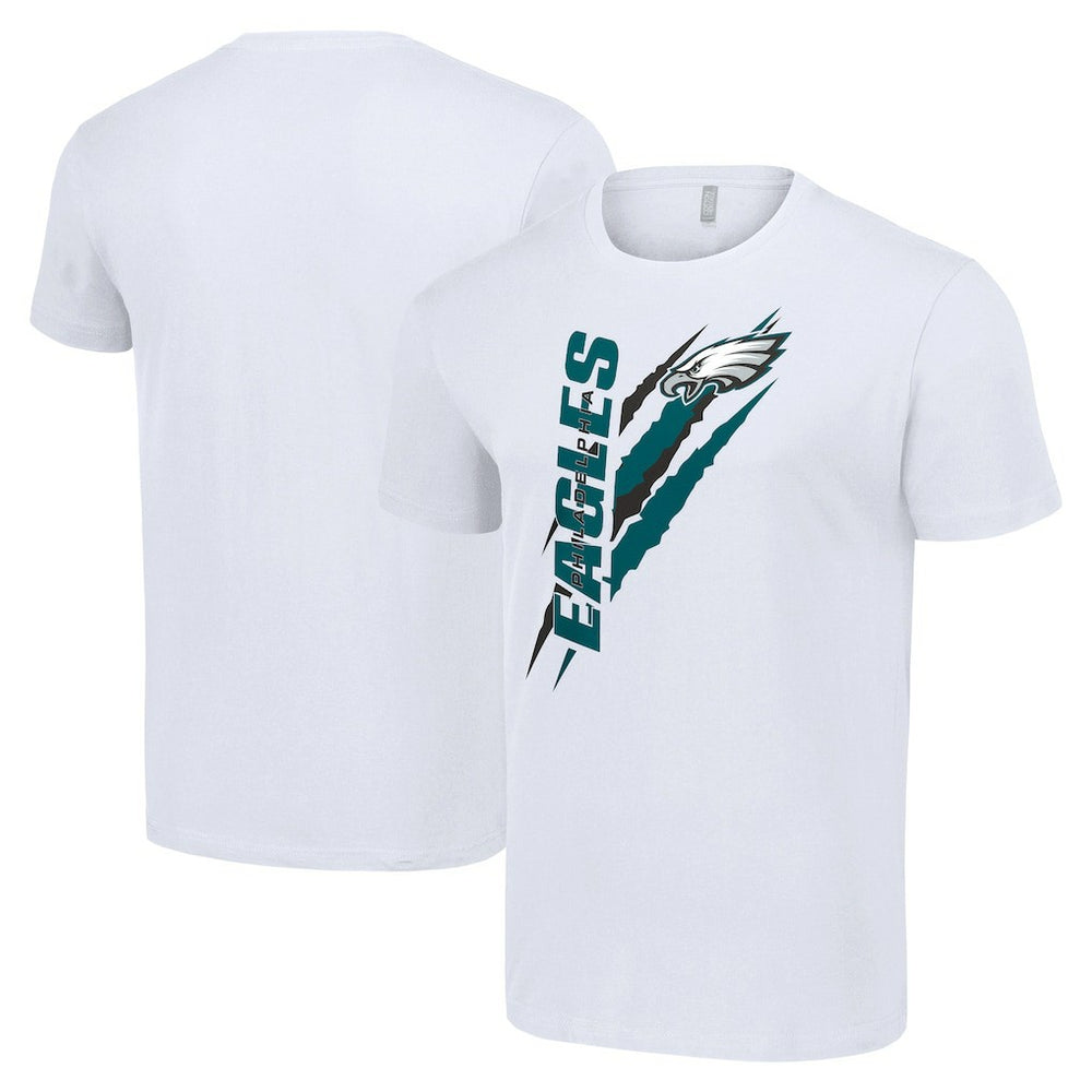 Philadelphia Eagles Starter Color Scratch T-Shirt - White - NFL