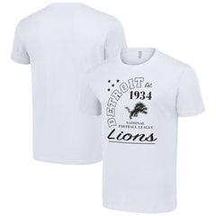 Detroit Lions Starter City Arch Team T-Shirt - White - NFL