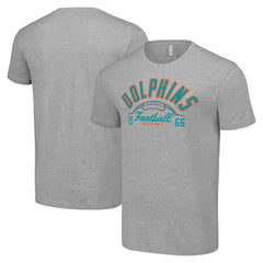 Miami Dolphins Starter Half Ball Team T-Shirt - Heather Gray - NFL