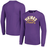 Minnesota Vikings Starter Half Ball Team Long Sleeve T-Shirt - Purple - NFL
