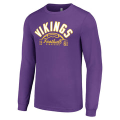 Minnesota Vikings Starter Half Ball Team Long Sleeve T-Shirt - Purple - NFL