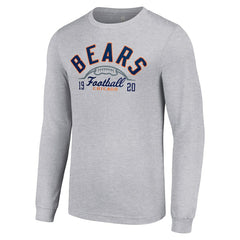 Chicago Bears Starter Half Ball Team Long Sleeve T-Shirt - Heather Gray - NFL