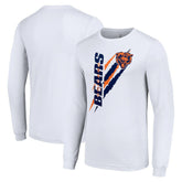 Chicago Bears Starter Color Scratch Long Sleeve T-Shirt - White - NFL