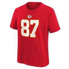 Travis Kelce Kansas City Chiefs Preschool Player Name & Number T-Shirt - Red - Nike