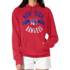 New York Rangers G-III 4Her by Carl Banks Women's City Graphic Fleece Pullover Hoodie - Red | NHL near me