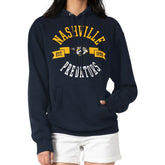 Nashville Predators G-III 4Her by Carl Banks Women's City Graphic Fleece Pullover Hoodie - Navy | NHL sale