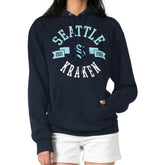 Seattle Kraken G-III 4Her by Carl Banks Women's City Graphic Fleece Pullover Hoodie - Navy | NHL discount