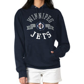 Winnipeg Jets G-III 4Her by Carl Banks Women's City Graphic Fleece Pullover Hoodie - Navy | NHL online