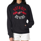 Detroit Red Wings G-III 4Her by Carl Banks Women's City Graphic Fleece Pullover Hoodie - Black | NHL online