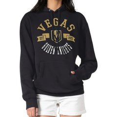 Vegas Golden Knights G-III 4Her by Carl Banks Women's City Graphic Fleece Pullover Hoodie - Black | NHL Clearance