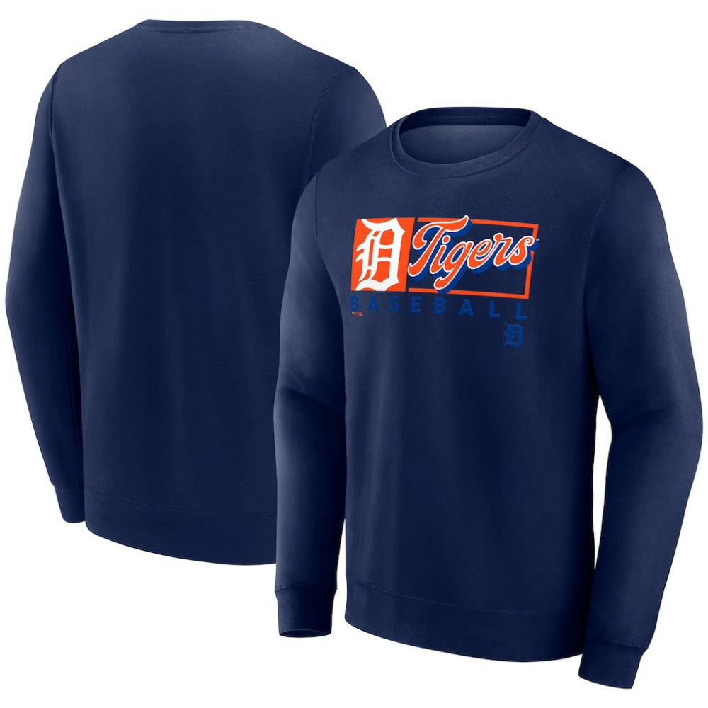 Detroit Tigers Fanatics Focus Fleece Pullover Sweatshirt Discount