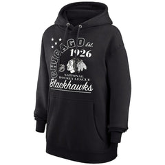 Chicago Blackhawks Starter Arch City Team Graphic Fleece Pullover Hoodie - Black | NHL sale