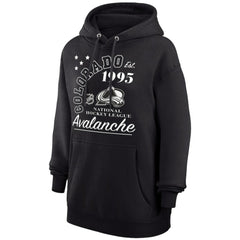Colorado Avalanche Starter Arch City Team Graphic Fleece Pullover Hoodie - Black | NHL on sale