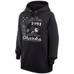 San Jose Sharks Starter Arch City Team Graphic Fleece Pullover Hoodie - Black | NHL sale