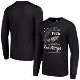 Detroit Red Wings Starter Arch City Theme Graphic Long Sleeve T-Shirt - Black | NHL near me