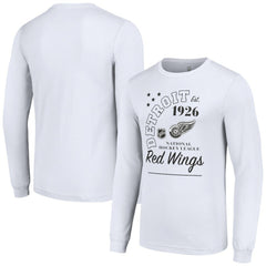 Detroit Red Wings Starter Arch City Theme Graphic Long Sleeve T-Shirt - White | NHL online