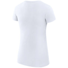 San Jose Sharks G-III 4Her by Carl Banks Women's Super-Slim Fit Lightweight Dot Print Team T-Shirt - White | NHL sale