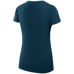 Nashville Predators G-III 4Her by Carl Banks Women's Super-Slim Fit Lightweight Dot Print Team V-Neck T-Shirt - Navy | NHL Clearance