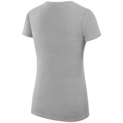 Colorado Avalanche G-III 4Her by Carl Banks Women's Super-Slim Fit Lightweight Dot Print Team V-Neck T-Shirt - Heather Gray | NHL Lifestyle
