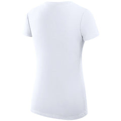 St. Louis Blues G-III 4Her by Carl Banks Women's Super-Slim Fit Lightweight Dot Print Team V-Neck T-Shirt - White | NHL sale
