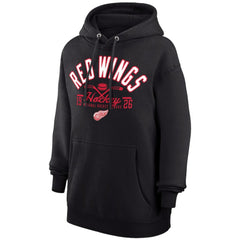 Detroit Red Wings Starter Puck Pullover Hoodie - Black | NHL Clearance