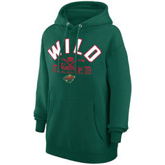 Minnesota Wild Starter Puck Pullover Hoodie - Green | NHL Clearance