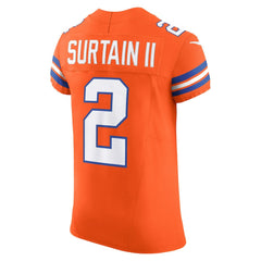 Patrick Surtain II Denver Broncos Vapor F.U.S.E. Elite Jersey Vapor F.U.S.E. Elite Jersey - Orange - Nike