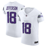 Justin Jefferson Minnesota Vikings Alternate Vapor F.U.S.E. Elite Player Jersey - White - Nike