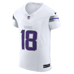 Justin Jefferson Minnesota Vikings Alternate Vapor F.U.S.E. Elite Player Jersey - White - Nike