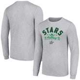 Dallas Stars Starter Puck Long Sleeve T-Shirt - Heather Gray | NHL online