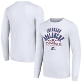 Colorado Avalanche Starter Puck Long Sleeve T-Shirt - White | NHL sale
