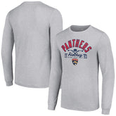 Florida Panthers Starter Puck Long Sleeve T-Shirt - Heather Gray | NHL online