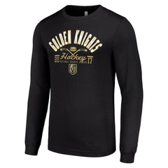 Vegas Golden Knights Starter Puck Long Sleeve T-Shirt - Black | NHL sale